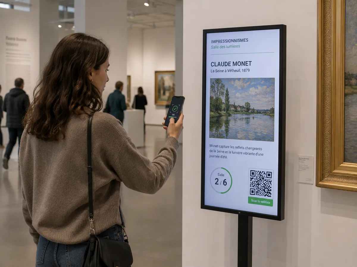 Parcours de visite au musée